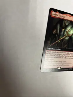 Loki’s Scepter Extended Art Nonfoil Superheroes Card #0367 MTG LP - Image 5