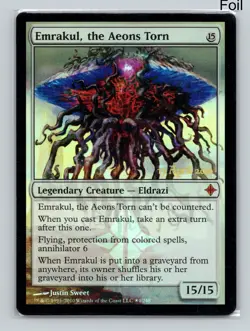MTG Emrakul, the Aeons Torn Foil P Prerelease Cards 4 NM - Image 1