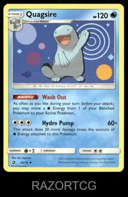QUAGSIRE 26/70 UC DRAGON MAJESTY POKEMON NM/M - Image 1