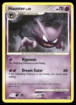 Haunter 50/130 Uncommon Diamond & Pearl Pokemon Lightly Played - Image 1