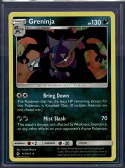 The Pokemon Company Greninja 117/214 SM-Unbroken Bonds Reverse Holo EN 130 HP - Image 1