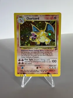 Pokemon Charizard Base Set 2 Holo Rare 004/130 - Image 1