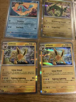 Pokemon 151 Holo Reverse Holo Lot Mewtwo Rayquaza More - Image 3