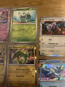 Pokemon 151 Holo Reverse Holo Lot Mewtwo Rayquaza More - Image 5