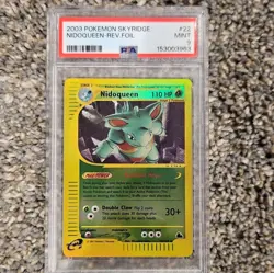 Nintendo Pokemon TCG Skyridge Nidoqueen Reverse Holo Rare PSA 9 NEW CERT - Image 1