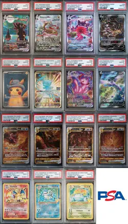 Pokemon SWSH Pikachu Van Gogh Gengar Rayquaza Umbreon VMAX PSA 10 Mega Lot - Image 1