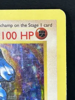Pokemon TCG Base Set Machamp Holo Shadowless 1st Edition Deck Exclusive #008/102 - Image 3