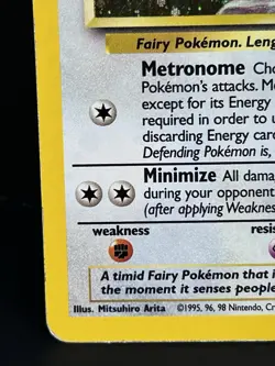 Pokemon Clefable 5/130 WotC Base Set 2 Holo Rare 1999-2000 - Image 5