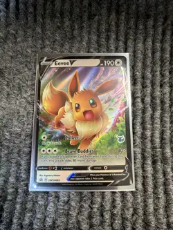 Eevee V SWSH065 Black Star Promo Holo Pokemon TCG - Image 1