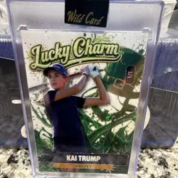 Wild Card 2025 Lucky Charm Kai Trump Golf One of One 1/1 SLSCLHa5-KT - Image 1