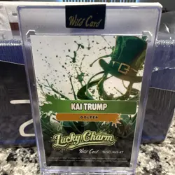 Wild Card 2025 Lucky Charm Kai Trump Golf One of One 1/1 SLSCLHa5-KT - Image 2