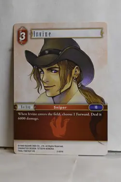 Final Fantasy TCG Opus II Irvine Card #2-001H Hero Normal - Image 1