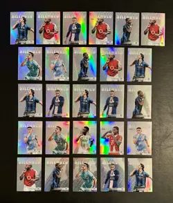 2025-26 Topps Chrome UEFA Champions League - Silenced Refractor Insert LOT (26x) - Image 1