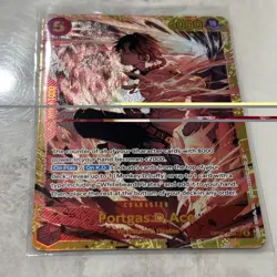Portgas D. Ace SEC OP16-118 The Time of Battle ONE PIECE Card game English - Image 1