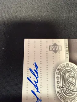 1999 Upper Deck Basketball PS PAUL SILAS Legendary Signatures On-Card Auto SP - Image 4