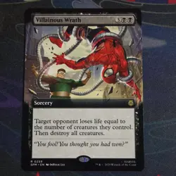 MTG Villainous Wrath 0259 (Borderless) [Marvels Spider-Man, Near mint] - Image 1
