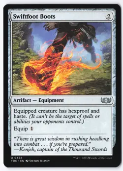 Swiftfoot Boots 328 Commander: Tarkir: Dragonstorm - Image 1