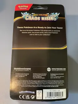 Pokemon Chaos Riding Booster Pack W/ Reshiram Promo Card - Image 2