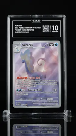 2026 Pokemon Aurorus Perfect Order 92/88 Illustration Rare TAG Gem Mint 10 - Image 1