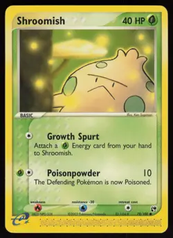 E-Reader Shroomish 78/100 Sandstorm Ken Sugimori Pokemon TCG Card - Image 1