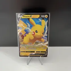 Pikachu V SWSH061 SWSH Promo Holo Pokemon Card EN - Image 2