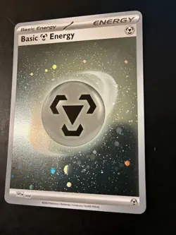 🌀 Pokemon 151 Holo Metal Energy HD Error No Swirl Galaxy Cosmo Foil Variant - Image 1