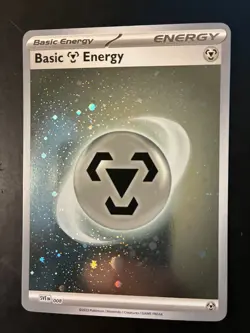 🌀 Pokemon 151 Holo Metal Energy HD Error No Swirl Galaxy Cosmo Foil Variant - Image 2