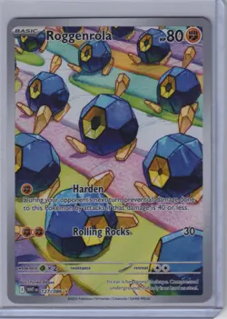 Roggenrola 127/086 IR SV White Flare Pokemon TCG English Card NM - Image 1