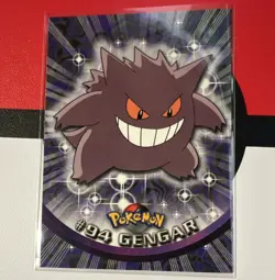 Topps Pokemon TV Animation Edition Gengar #94 Holo Card English - Image 1