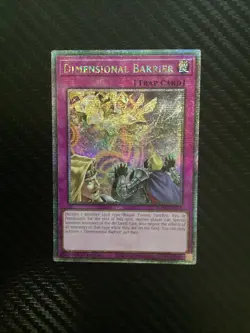 Yugioh Dimensional Barrier RA01-EN072 Quarter Century Secret Rare 1st Ed NM - Image 1