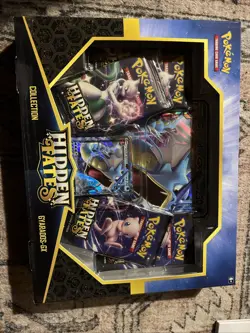 Pokemon TCG Hidden Fates Gyarados-GX Collection Box Factory Sealed! - Image 1