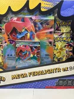 Pokemon TCG : Ascended Heroes, Mega Feraligatr Ex Collection Box Sealed - Image 2