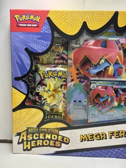 Pokemon TCG : Ascended Heroes, Mega Feraligatr Ex Collection Box Sealed - Image 3