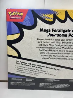 Pokemon TCG : Ascended Heroes, Mega Feraligatr Ex Collection Box Sealed - Image 5