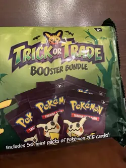 Unopened 2023 Pokemon TCG Trick or Trade Booster Bundle 50 Packs - Image 2