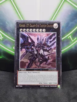 Yugioh Number 107: Galaxy-Eyes Tachyon Dragon LTGY-EN044 Ultimate 1st Edition NM - Image 1