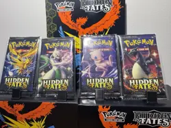 Sun & Moon Hidden Fates 2xArt Sets + 2 Sealed Pokemon Booster Pack Lot X 10Packs - Image 1