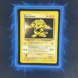 🔥 Electabuzz 20/102 🔥 Original Base Set Non Holo Rare Pokemon Card WOTC 1999 - Image 2