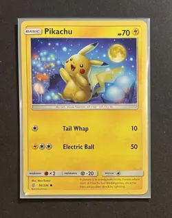 Pokemon Pikachu 56/236 Unified Minds Near Mint NM - Image 3