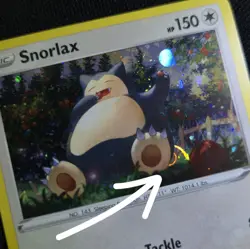 FART HD GALAXY SWIRL 🌀💫 HOLO BLEED Snorlax 140/202 Cosmos Promo Pokemon Card - Image 1