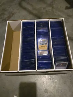 Vintage Japanese Pokemon Bulk Lot 200+ Stickers Huge Uncounted Cards Toploaders - Image 1