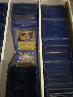 Vintage Japanese Pokemon Bulk Lot 200+ Stickers Huge Uncounted Cards Toploaders - Image 5