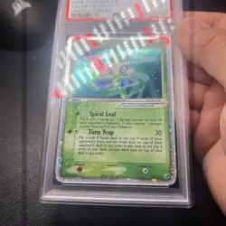 Celebi EX Unseen Forces Holo (3 Swirls) PSA 8 Pokemon Card Near Mint - Image 4