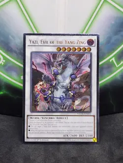 Yugioh Yazi, Evil Of The Yang Zing NECH-EN051 Ultimate Rare 1st Edition NM - Image 1