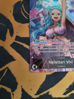 One Piece Card Game, Nfeltari Vivi OP04-001 Leader Alt Art, English, NM/M - Image 2