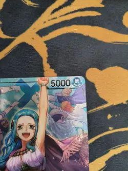 One Piece Card Game, Nfeltari Vivi OP04-001 Leader Alt Art, English, NM/M - Image 4