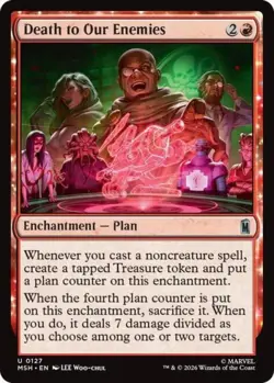 ~ Death to Our Enemies ~ NM Foil ~ Marvel Super Heroes ~ MTG ~ - Image 1