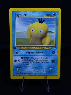 Pokemon Card - Psyduck Neo Destiny 79/105 1st Edition Common NM/LP - Image 1