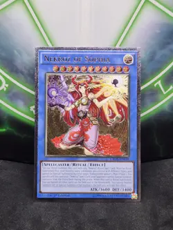 Yugioh Nekroz of Sophia CROS-EN038 Ultimate Rare 1st Edition NM - Image 1