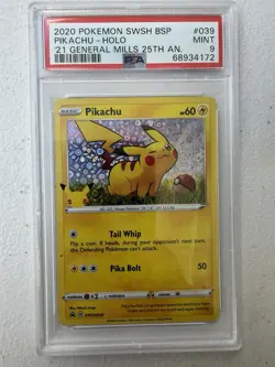 Pikachu - (General Mills) SWSH039 Miscellaneous Cards & Products Holo - Image 1